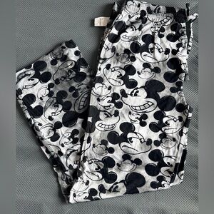 Men’s Mickey Mouse Pajamas pants - Black and Gray